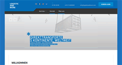 Desktop Screenshot of logisticandmore.com